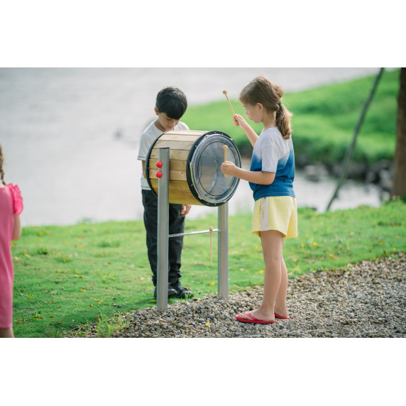 CLASSIC WORLD EDU Drum XXL 1 pc. Garden Percussion Instrument