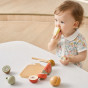 Viga Wooden Fruit Chopping Board Knife PolarB Educational Toy