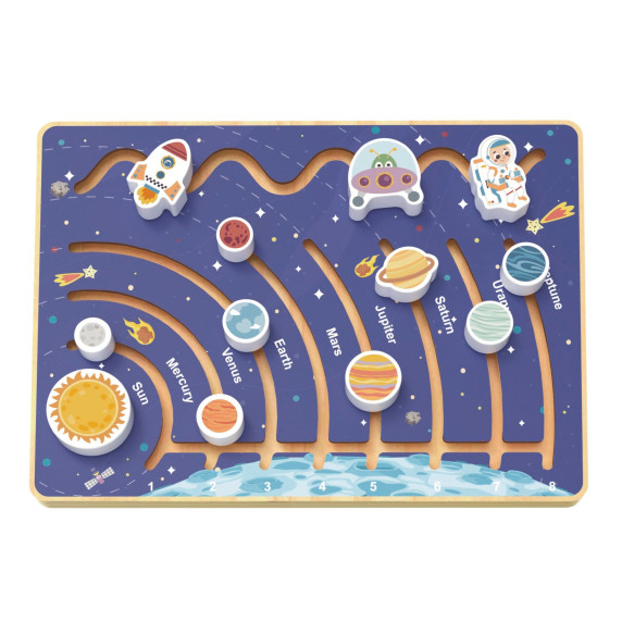 TOOKY TOY Solar System Educational Board