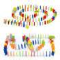 VIGA Wooden Domino Track 122 pcs.