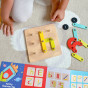 TOOKY TOY Wooden Puzzle Blocks Pegs Animal Patterns to Recreate FSC Certified