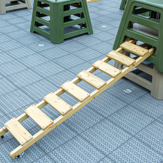 Classic World Edu Wooden Gymnastics Ladder for Garden Obstacle Course
