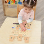 MASTERKIDZ Wooden Bean Life Cycle Board