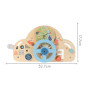 TOOKY TOY Wooden Educational Steering Wheel 3+