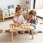 TOOKY TOY Wooden Puzzle Learning to Count Puzzle with Pins Numbers