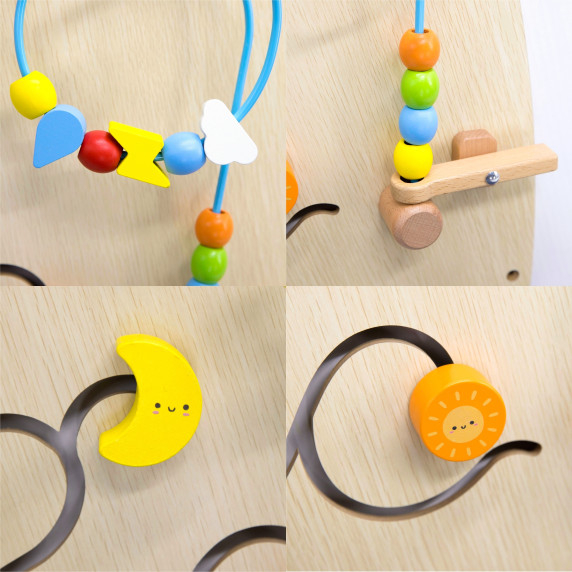VIGA Montessori Arch Wall Manipulative Board