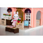 WOOPIE Dollhouse Rabbit Family Flower Shop + Figurine