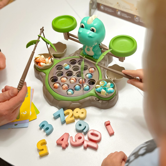 WOOPIE Scales Game Fishing Baby Prehistoric Dinosaurs Science Abacus