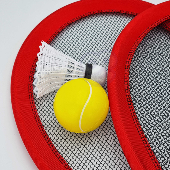 WOOPIE Large Tennis Badminton Rackets for Kids Set + Shuttlecock