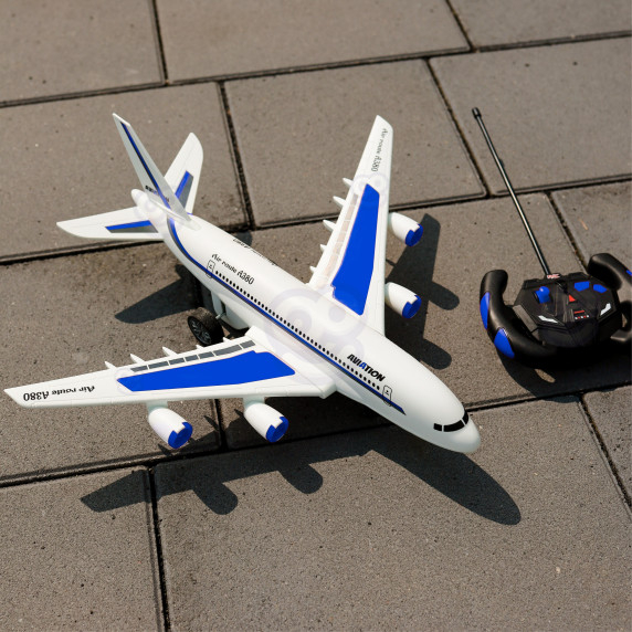 WOOPIE Blue Remote Controlled Passenger Airplane
