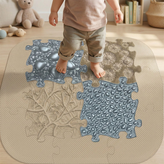WOOPIE Orthopedic Sensory Mat for Home SPA 12 pcs.