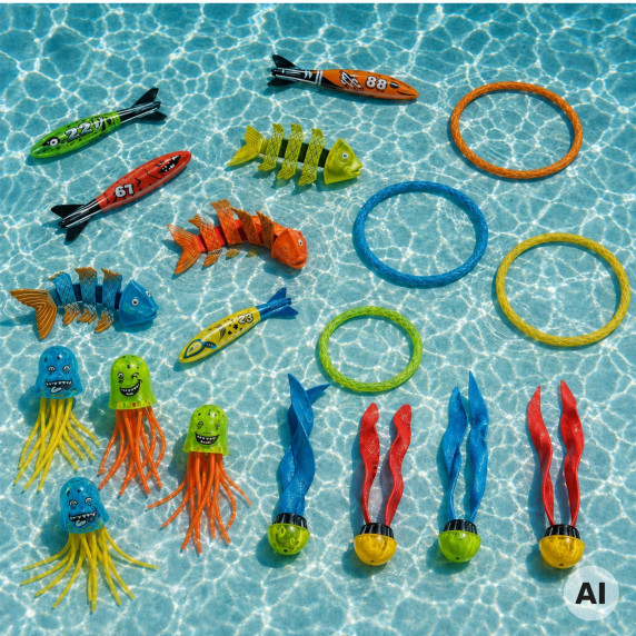 WOOPIE Pool Diving Toy Set 20 pcs.