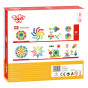 TOOKY TOY Octagonal Puzzle Wooden Mosaic Educational (73 pcs.)