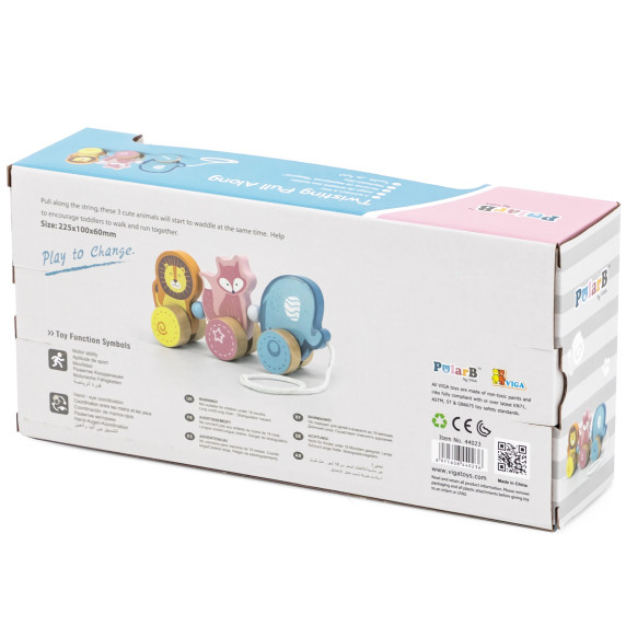 VIGA Wooden Pull-Along Toy