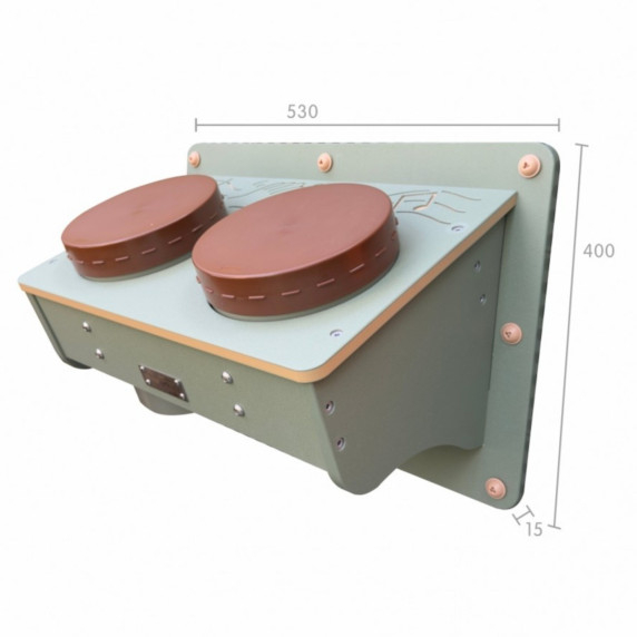 MASTERKIDZ Bongos Musikinstrument Trummor STEM Tillbehör