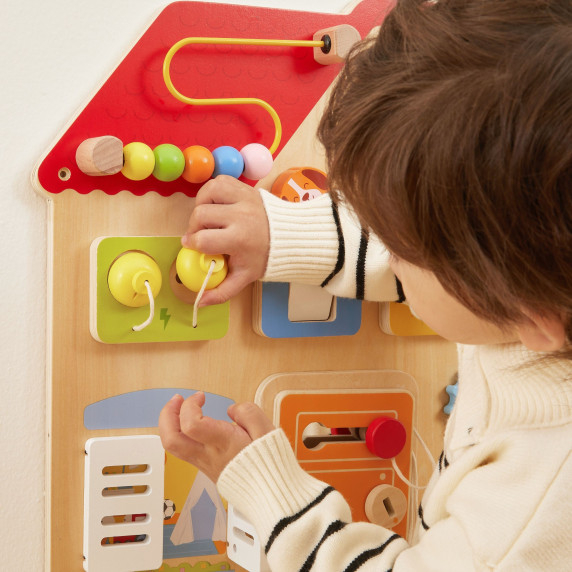 VIGA Wooden Manipulative Board Discovery and Learning House