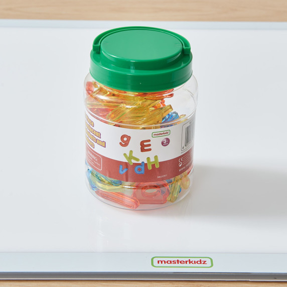 MASTERKIDZ Transparent Alphabet 52 Colored Letters for LED Panels