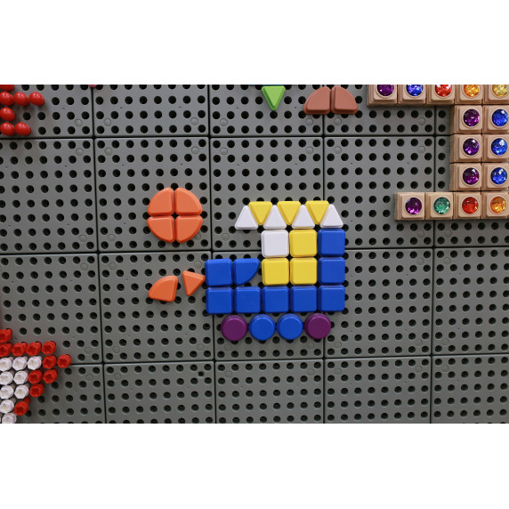 MASTERKIDZ Geometric Board Elements 256 pcs