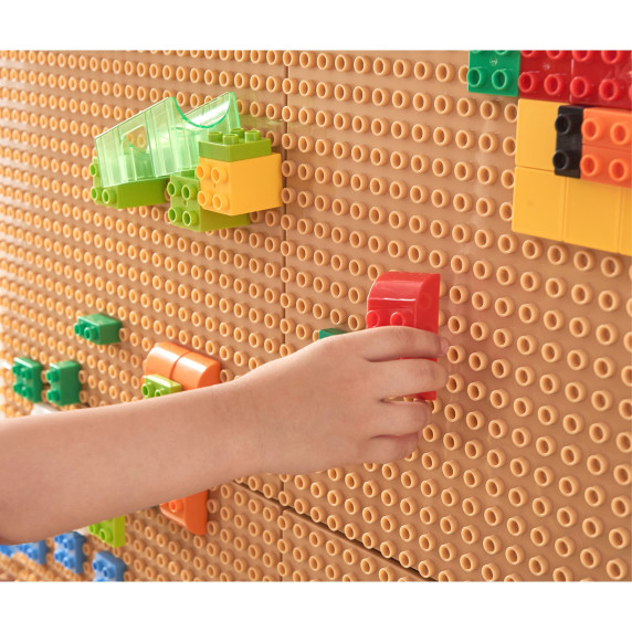 MASTERKIDZ STEM Building Block Set 563 pcs with Panel Overlays 4 pcs