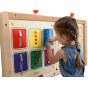 MASTERKIDZ Montessori Wall Board Opening and Closing Locks Sliders Buttons