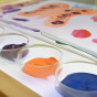MASTERKIDZ Sensory Frame - LED Panel + Transparent Painting Tray