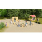 CLASSIC WORLD EDU Educational Garden Table 6 Functions Playing with Sand, Liquid, and Stones