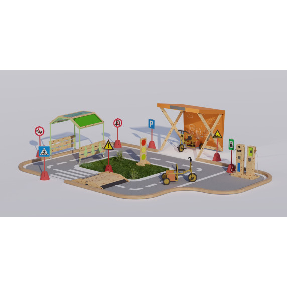 CLASSIC WORLD EDU Fuel Distributor Car Charging Station