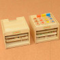 MASTERDKIZ Small Cabinet for Storage of Handy Educational Boards for 3 Boards