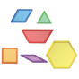 MASTERKIDZ Montessori Tangram Mosaic Blocks Set 140 pcs.