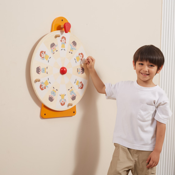 VIGA Wall Board Circle Show Emotions FSC Montessori Certificate