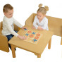 MASTERKIDZ Tic-Tac-Toe Wooden Game for Kids Logical Puzzle