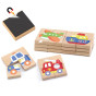 Viga Wooden Puzzle Magnetic Puzzle - Vehicles FSC Certified