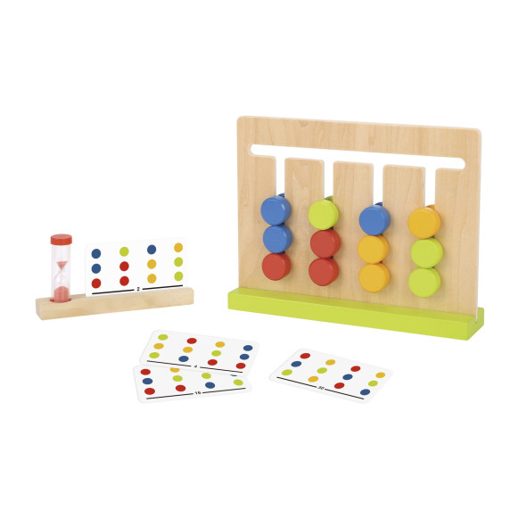 TOOKY TOY Logical Game Time Puzzle Colors 30 Patterns 18 pcs.