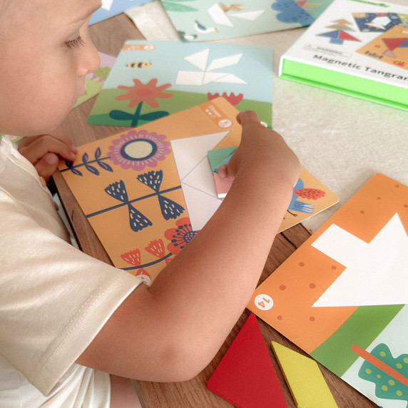 TOOKY TOY Tangram Puzzle Puzzle for Children Learning Shapes Figures Shapes 18 pcs.