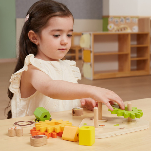 VIGA Wooden Gear Sorter 