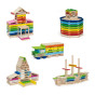 VIGA Wooden Building Blocks Buildings