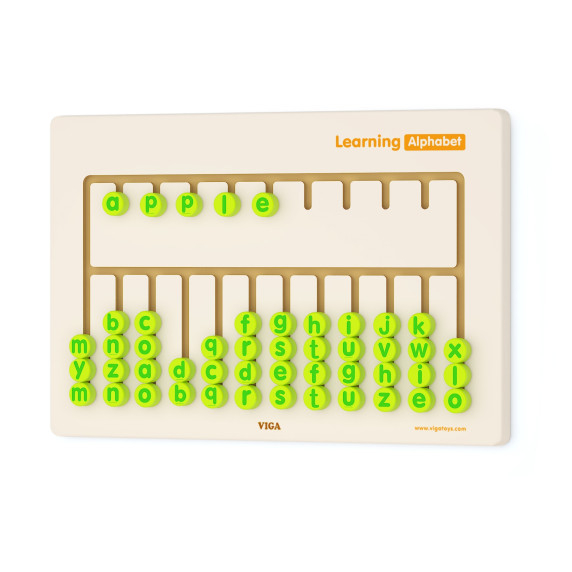 Viga Toys Alphabet Learning Sensory Board