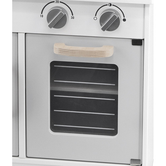 VIGA PolarB Wooden Kitchen with Accessories Eco Gray