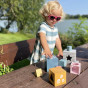 VIGA PolarB Pyramid Educational Puzzle Cube Sorter Blocks