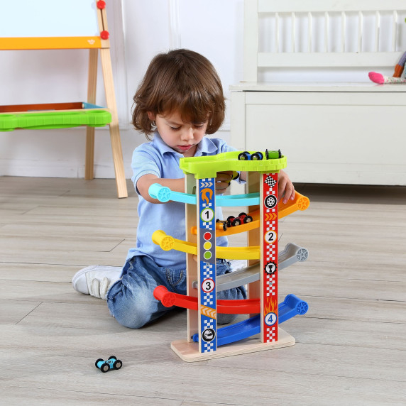 TOOKY TOY Colorful Slide Track For Cars