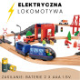 Tooky Toy Wooden Electric Train Fire Department Sound Effects 70 pcs FSC
