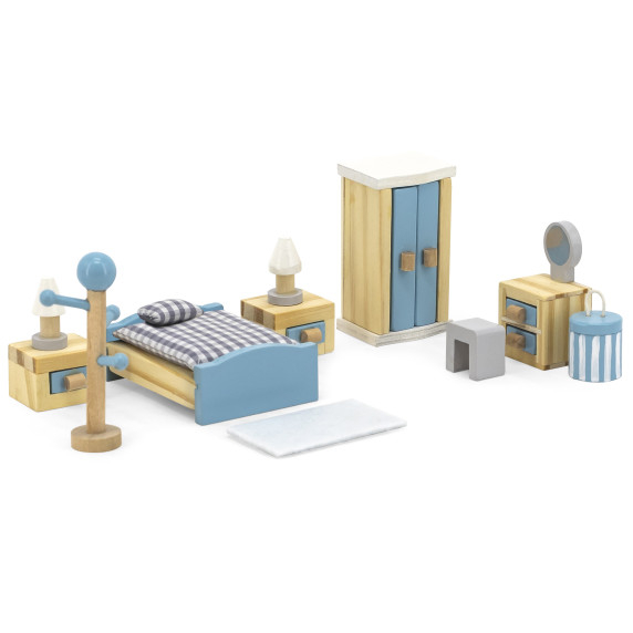 VIGA PolarB Dollhouse Bedroom Furniture Set