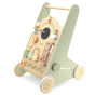 VIGA PolarB Wooden Push Walker Green Educational