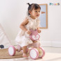 VIGA PolarB Wooden Fox Ride-On with Soft Wheels