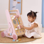 VIGA PolarB Wooden Push Walker Pink Educational
