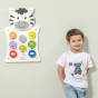 VIGA Wooden Zebra Manipulative Board FSC Montessori Certificate
