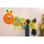 VIGA Wooden Caterpillar Board FSC Montessori Certificate