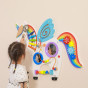 VIGA Wooden Manipulative Sensory Board Unicorn FSC Montessori Certificate