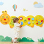 VIGA Large Wooden Caterpillar Activity Board