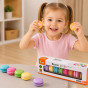 VIGA Wooden Cookies Colorful Cookies Macaroon Set 8 pcs